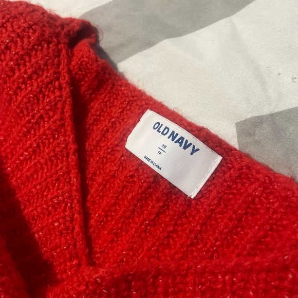 Old Navy Red Knit Sweater❤️ - Picture 3 of 4